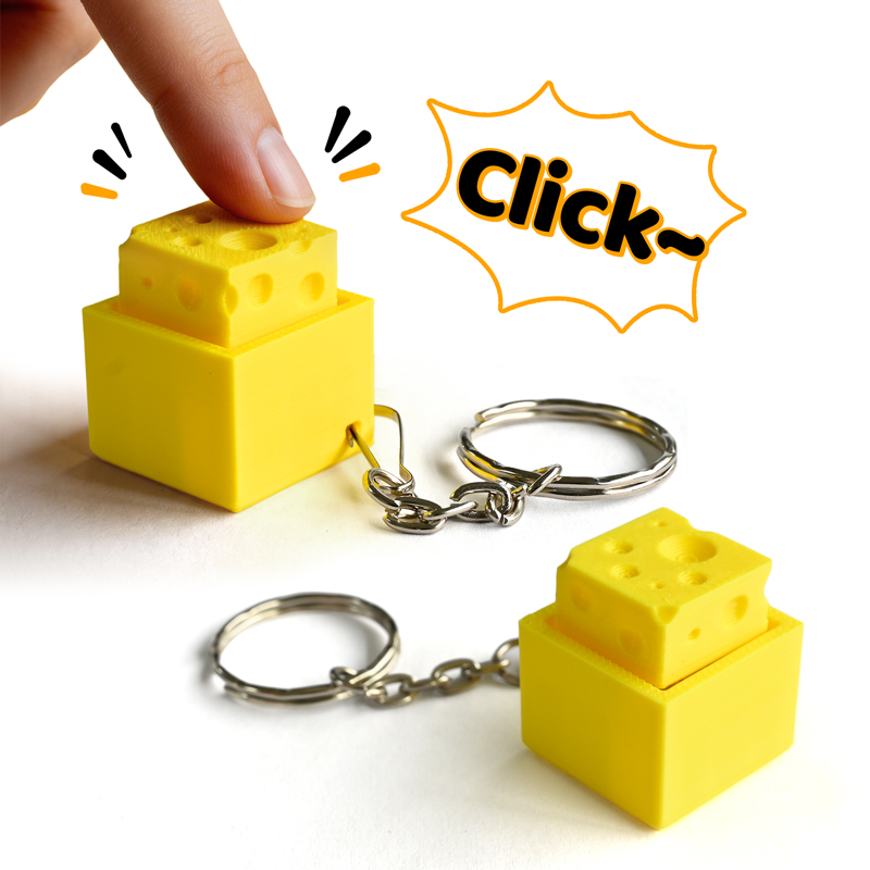 3D Printing Keyboard - Llavero Antiestrés con Teclado Miniatura Impreso