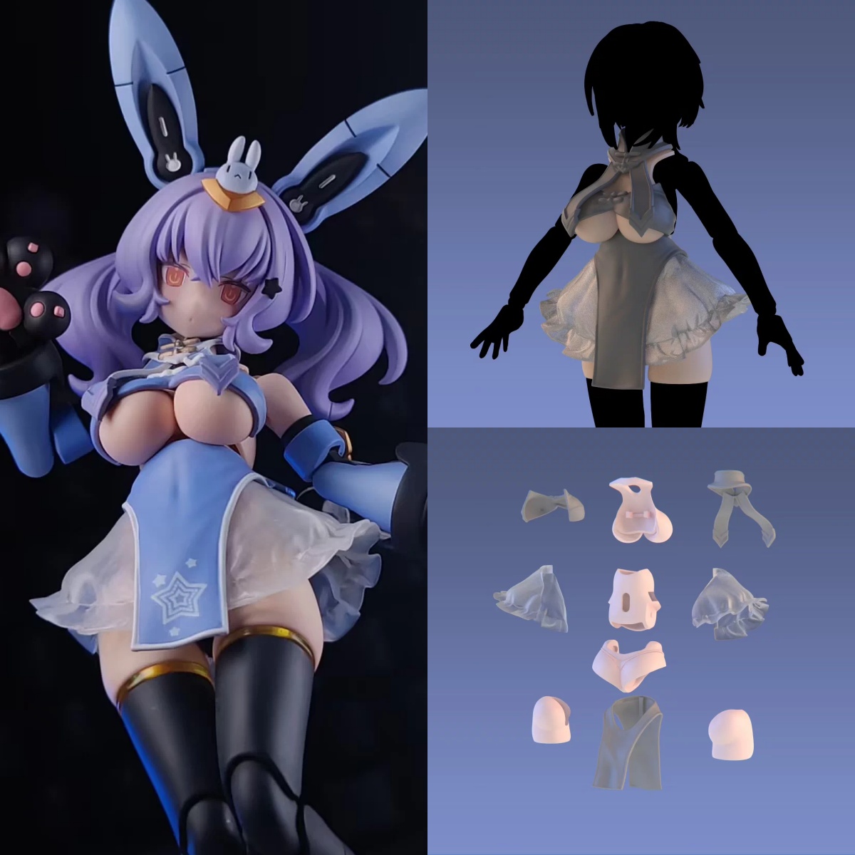 3D Printing Resin - 【Preventa】Figura de acción de soldado femenina