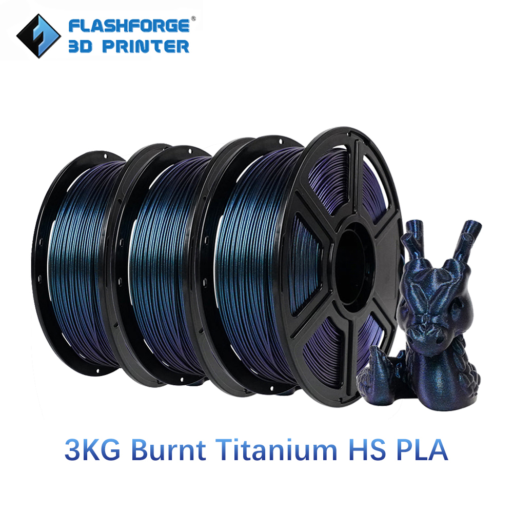 3D Printing Output - FLASHFORGE Paquete de 3 Filamentos para