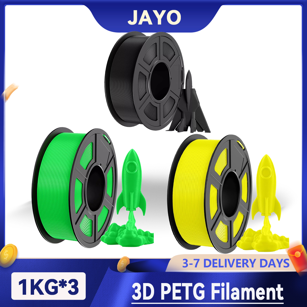 Pla Filament 1.75Mm - JAYO 3 rollos de filamento PETG