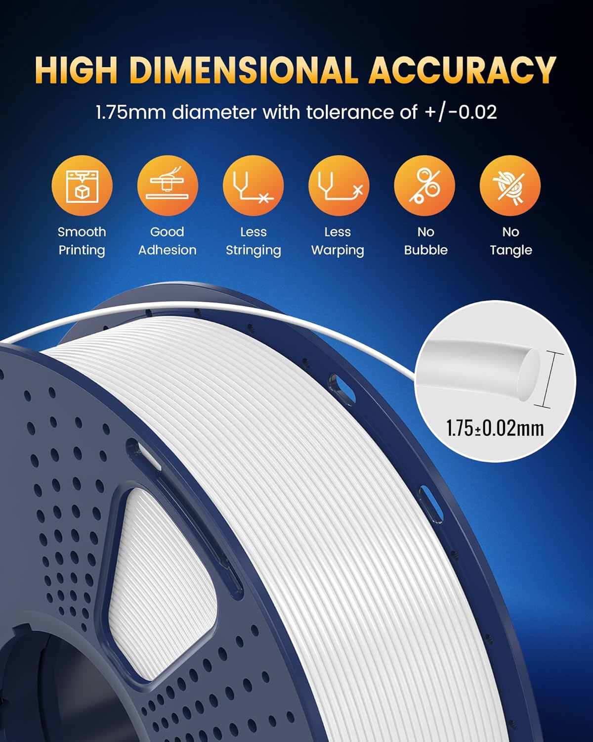 Pla Filament 1.75Mm - Filamento JAYO PLA PLUS 2,0 3D,