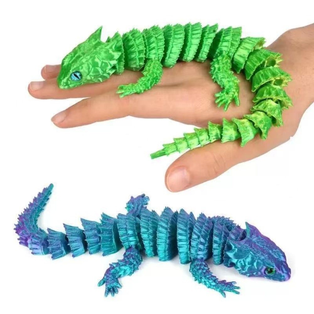 3D Printing Joints - Lagarto Impreso en 3D con Articulaciones
