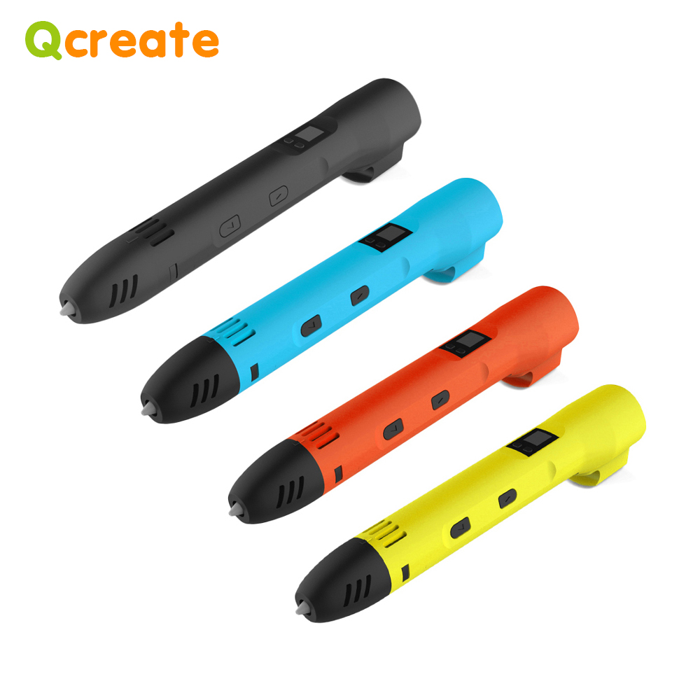 Pla Filament 1.75Mm - QCREATE-Bolígrafo de impresión 3D, pantalla LCD