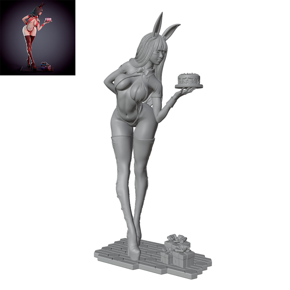 3D Printing Apps - 1/24/12/6 Personaje de conejita con temática