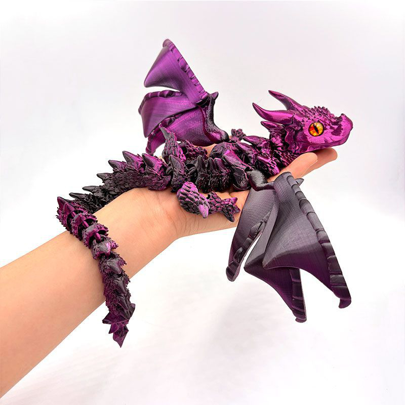 3D Printing Apps - Figura de Dragón Alado Impresa en