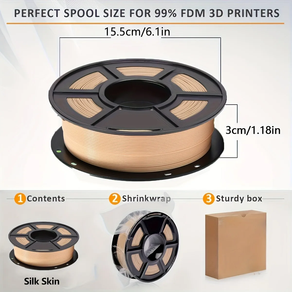 Filamento PLA Color Piel 1.75m - 3D Printing Labubu reseña y precio