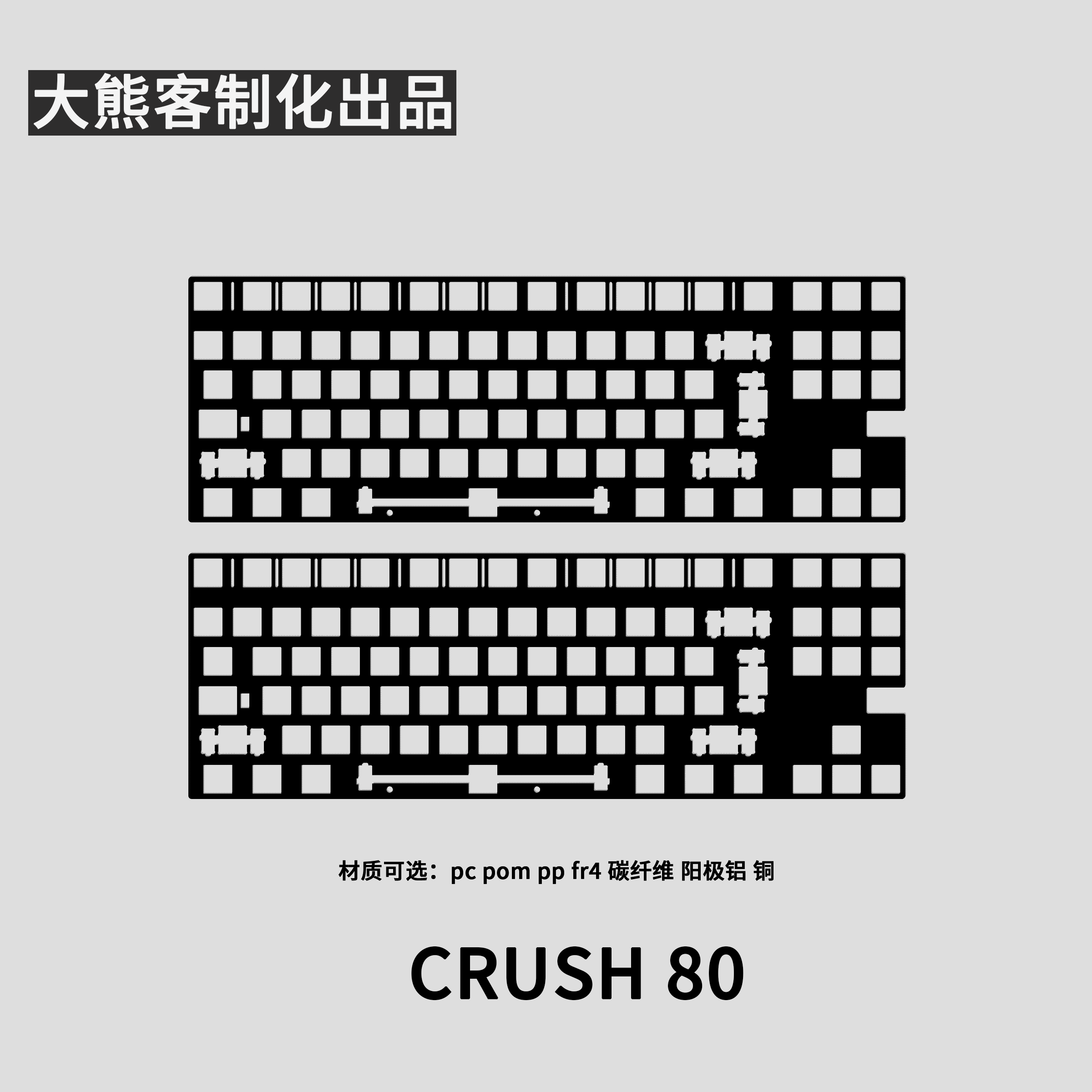 Placa de posicionamiento Crush - 3D Printing Keyboard reseña y precio