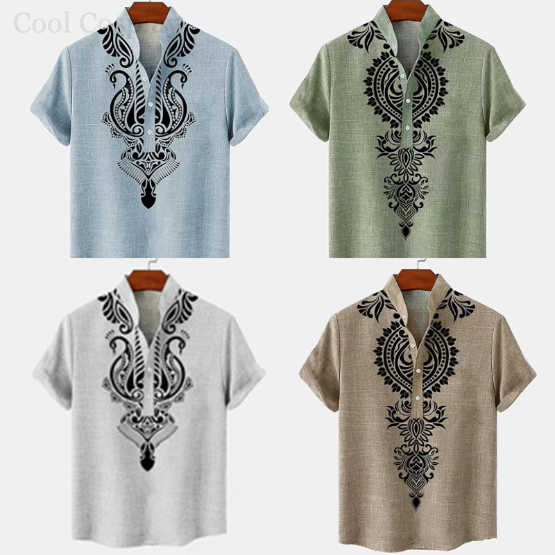 Camiseta Henley Retro para Hom - 3D Printing Quality reseña y precio