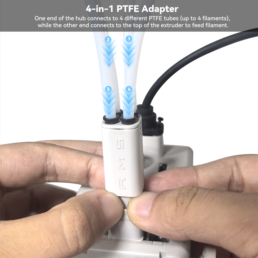 Adaptador PTFE 4 en 1 mejorado - 3D Printing Cnc reseña y precio