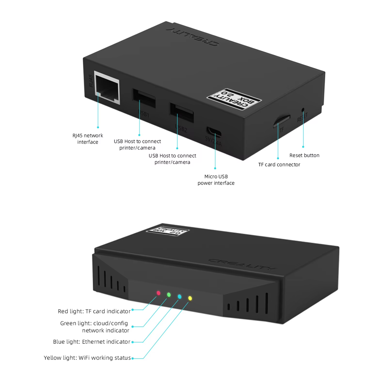 Creality WiFi Box 2.0, Asisten - 3D Printing Deck Box reseña y precio