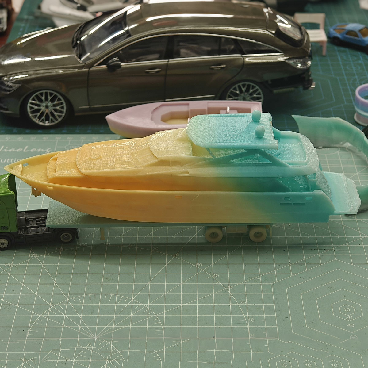 Modelo de Yate de Lujo Miniatu - 3D Printing Resin reseña y precio