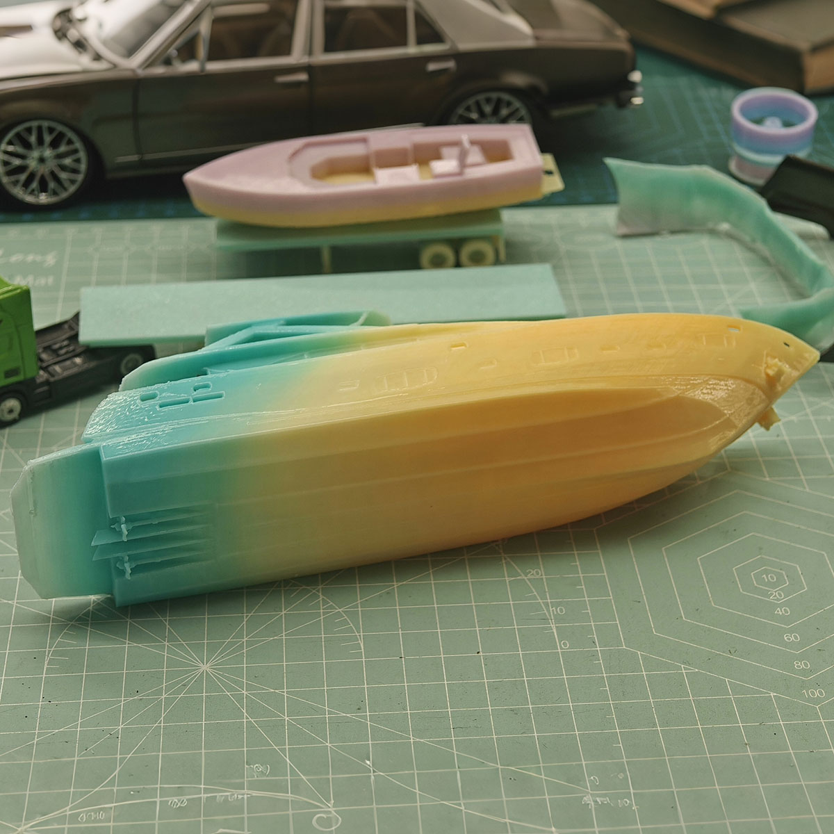 Modelo de Yate de Lujo Miniatu - 3D Printing Resin reseña y precio