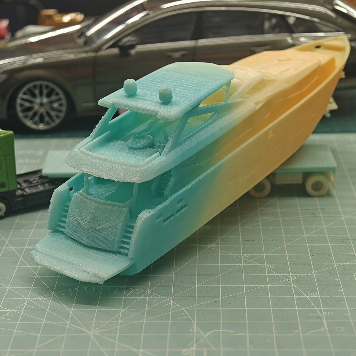 Modelo de Yate de Lujo Miniatu - 3D Printing Resin reseña y precio