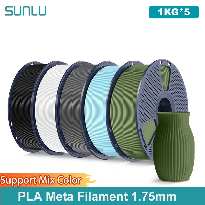 Filamento PLA Meta SUNLU de 5  - Pla Filament 1.75Mm reseña y precio