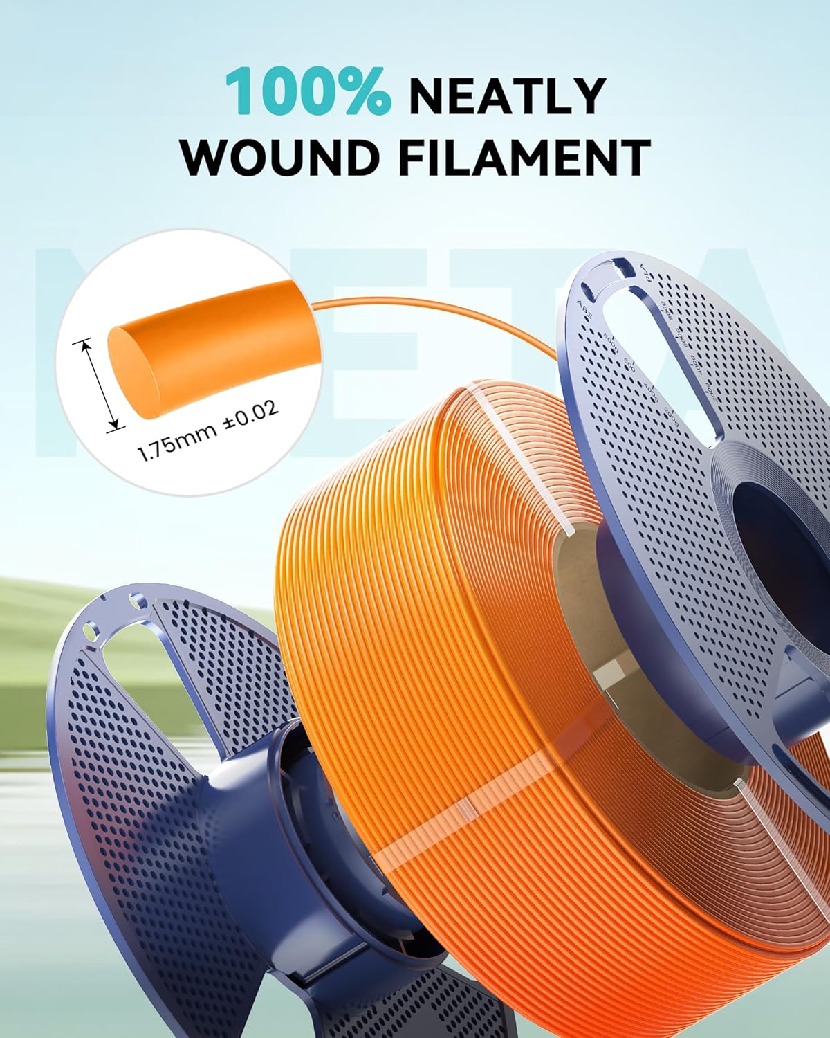 Filamento PLA Meta SUNLU de 5  - Pla Filament 1.75Mm reseña y precio