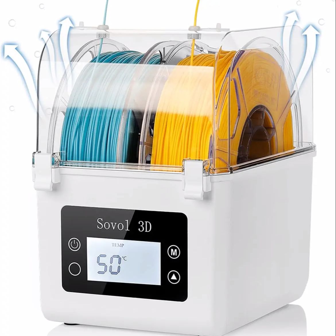 Secador de filamentos Sovol 20 - 3D Printing Deck Box reseña y precio