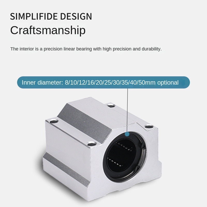 1/4 Uds tipo caja SCS6UU SCS8U - 3D Printing Deck Box reseña y precio