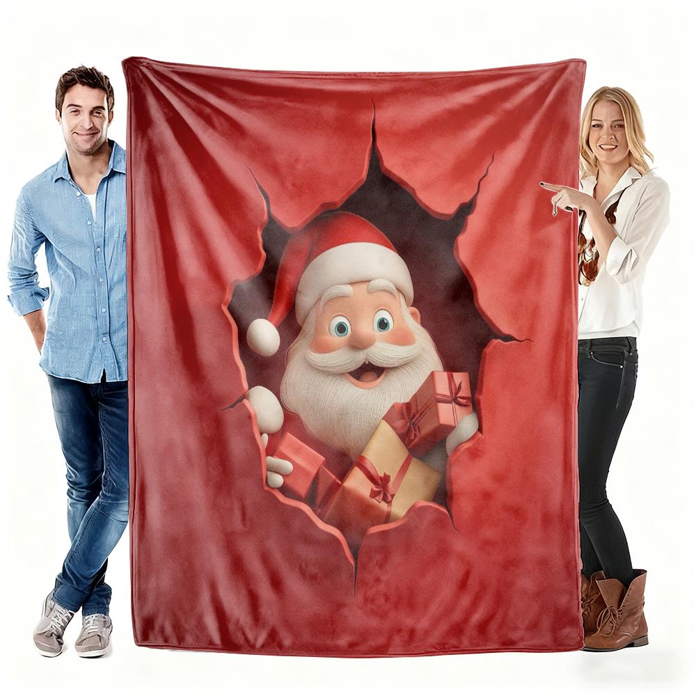 Manta navideña 3D de Papá Noel - 3D Printing Quality reseña y precio