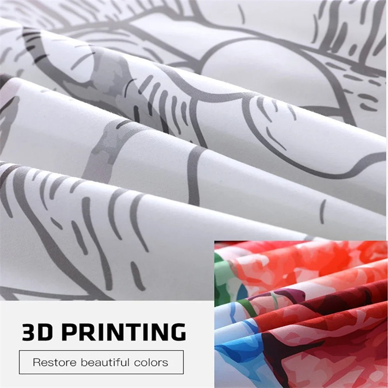 Funda nórdica de Motocross par - 3D Printing Quilting reseña y precio