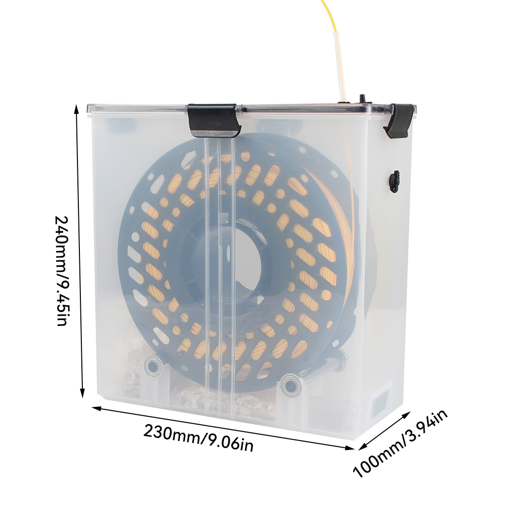 Caja secadora de filamento par - 3D Printing Deck Box reseña y precio