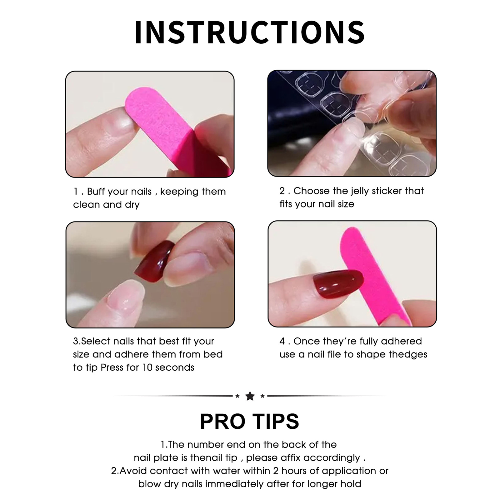 Uñas Postizas Adhesivas 24 Pie - 3D Printing Resin reseña y precio