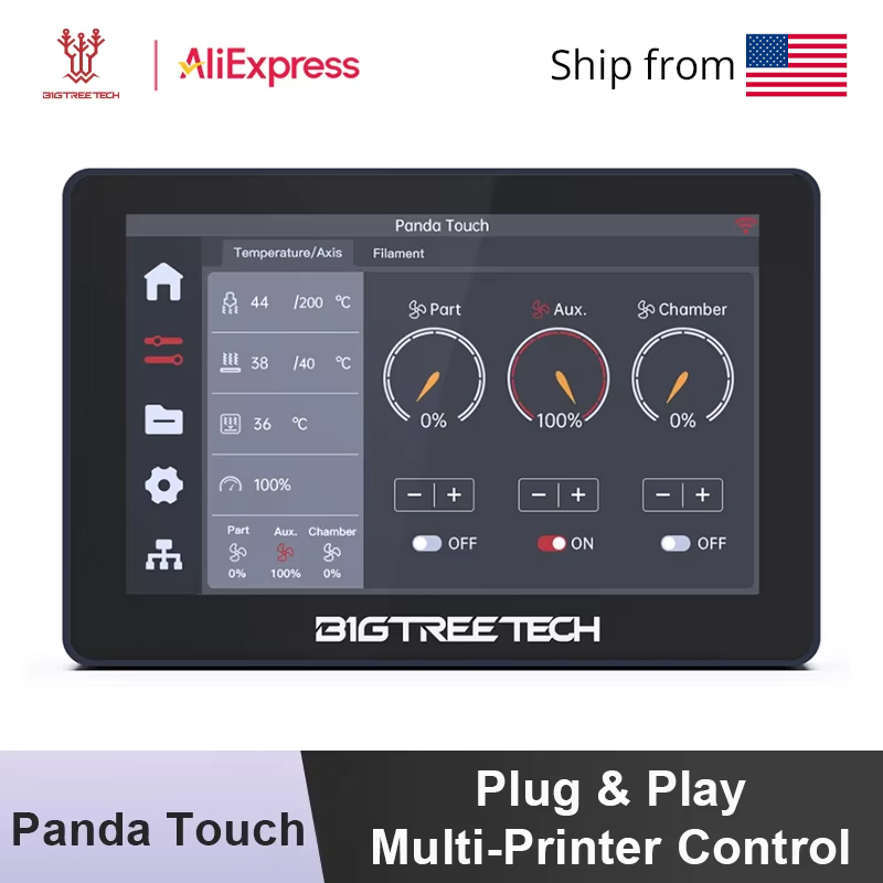 BIGTREETECH Panda pantalla tác - 3D Printing Output reseña y precio