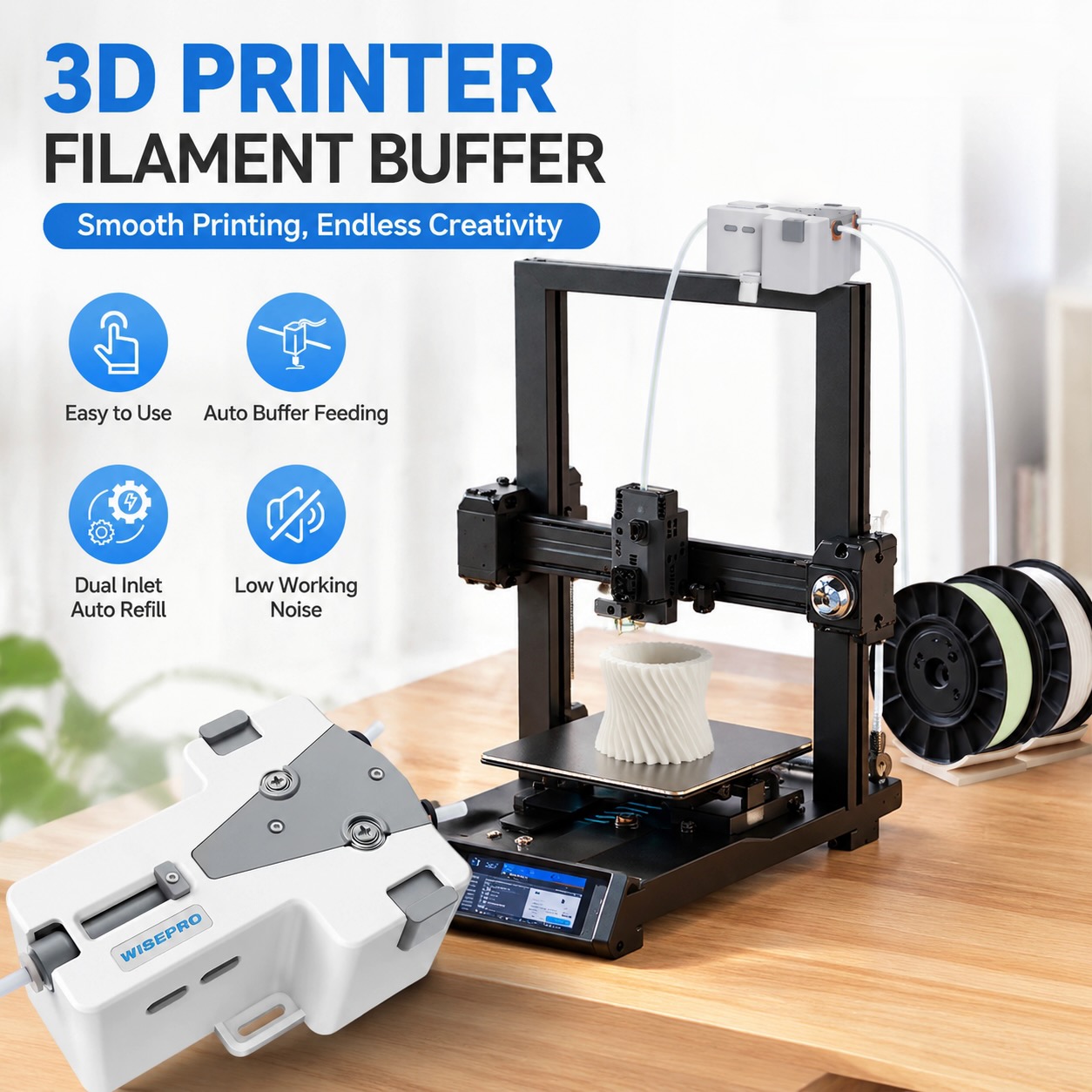 Filamento para Impresora 3D WI - Pla Filament 1.75Mm reseña y precio