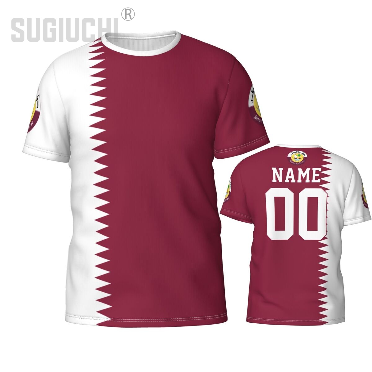 Camisetas 3D con emblema de la - 3D Printing Qatar reseña y precio